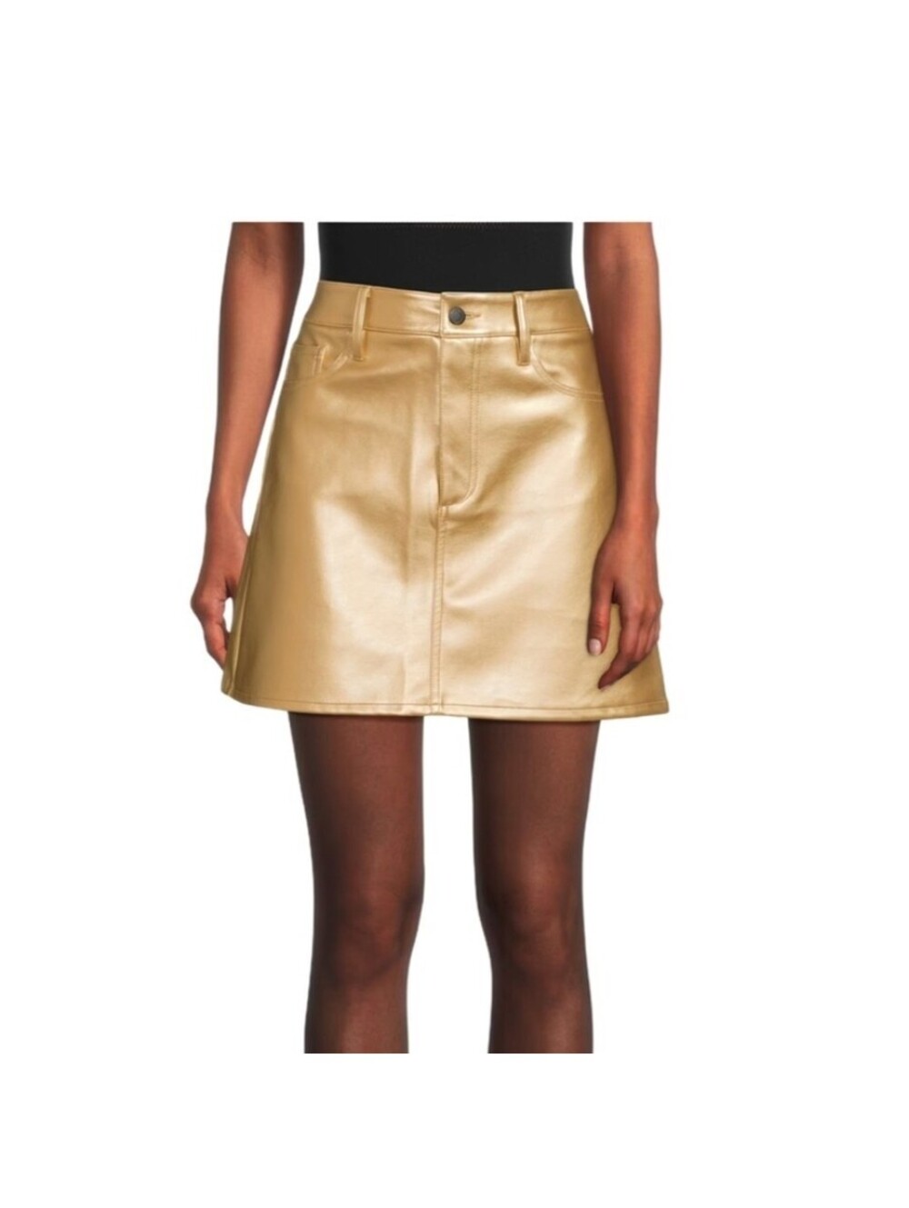 Joe's Jeans Collection Gold Mini Skirt Size 26